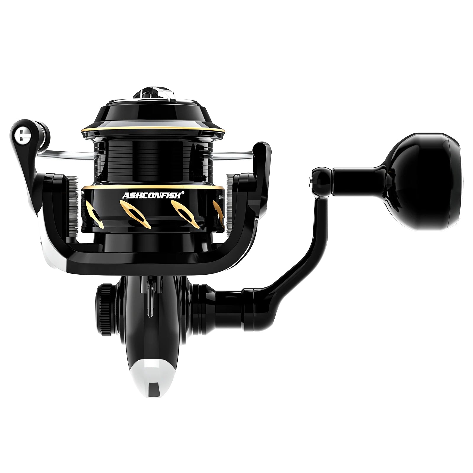 DF3000B Carp Fishing Spinning Reel Wheel New Adjustable Handle Design for River and Lake Fishing Made of Durable Metal