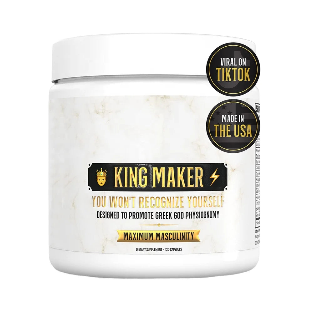 KING MAKER 13-In-1 Healthcare Supplement for Men 120 Capsules to Boost Stamina Lean Muscle Growth and Recovery for Adults MegaBDM