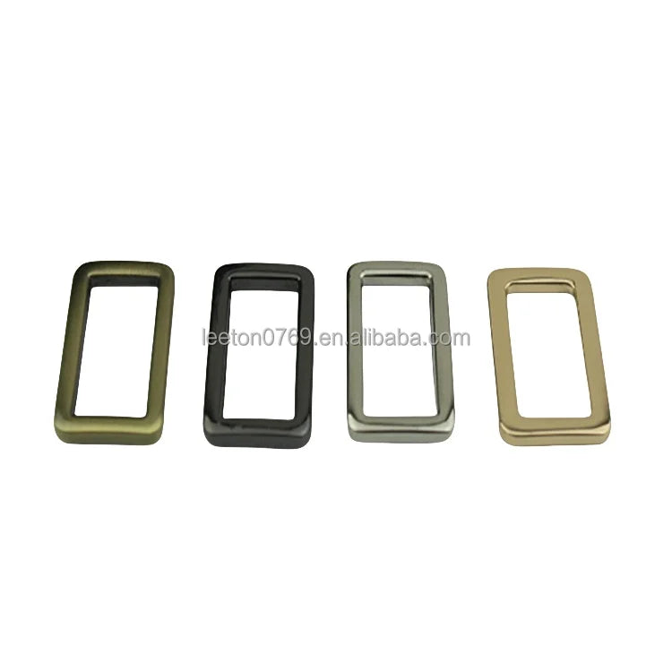Stock Supply 2.0inch 50mm 4 Colors Good Quality Metal Flat Rectangle Buckle for Leather Bag