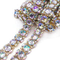 Popular Styles Crystal Accessories Sewing on Decorative Rhinestone Trimming for Women Dress Craft