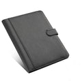 Pu Leather Business Portfolio Bag File Presentation Folder A4 Document Folder Binder With Card Holder