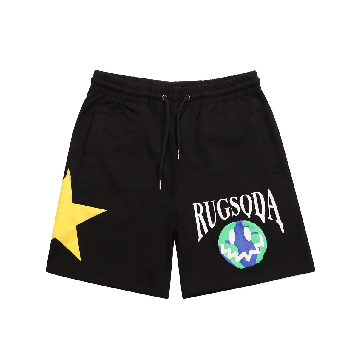 Custom logo French Terry 3d Puff Print Shorts