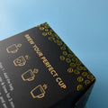 FSC Deluxe Custom Bronzed UV Logo Cardboard Gift Box for Tea Coffee & Sushi Easy Assembly Foldable Wrappers