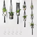 Wholesale Handmade Hanging Basket Flower Planter Holder Macrame Plant Hangers Macrame Pot Hanger