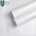 Self Adhesive Wallpapers White Wood Decorative Films Living Room Bedroom Kitchen Home Improvement DIY Wall Stickers