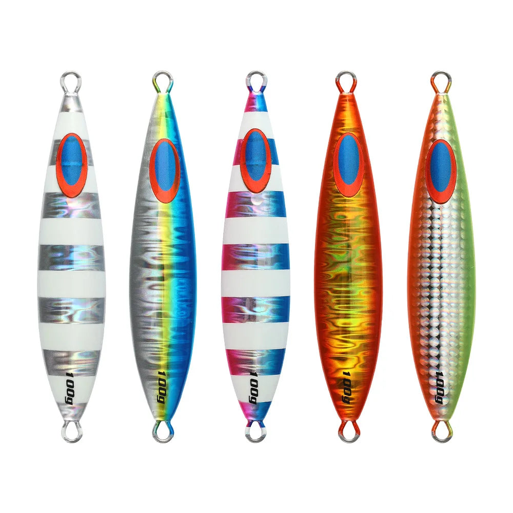 Jiggingpro  Slow Pitch  Jig  40g 60g 80g  Lead  Fish Asymmetric Metal Slow Pitch Jig  Saltwater Jigging  Lure