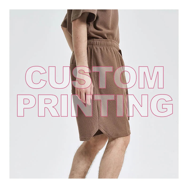 Wholesale Hot Style Mens Anti-wrinkle Gym Shorts Vintage Clothing Custom Printed Shorts for Men