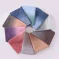 Best Selling Muslim Women Soft Gradient Cotton Linen Hijab Wholesale 180x90cm Ladies Fashion Soft Crinkle Wrap Shawl Scarf