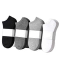 Black-and-white-grey Cotton With Shallow Mouth and Thin Socks Color Mixing and Deodorizing Short Tube Socks Students in Summer.