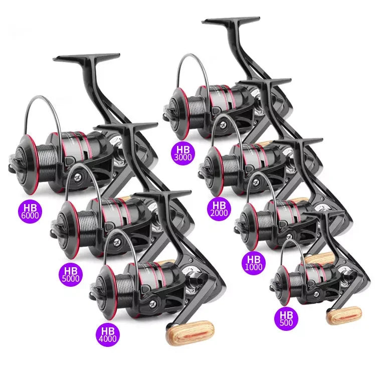 March Expo Full Metal Spool Mini Spinning Reel Fishing 6000 Carbon Handle Seat Saltwater Spinning Fishing Wheel Piscifun