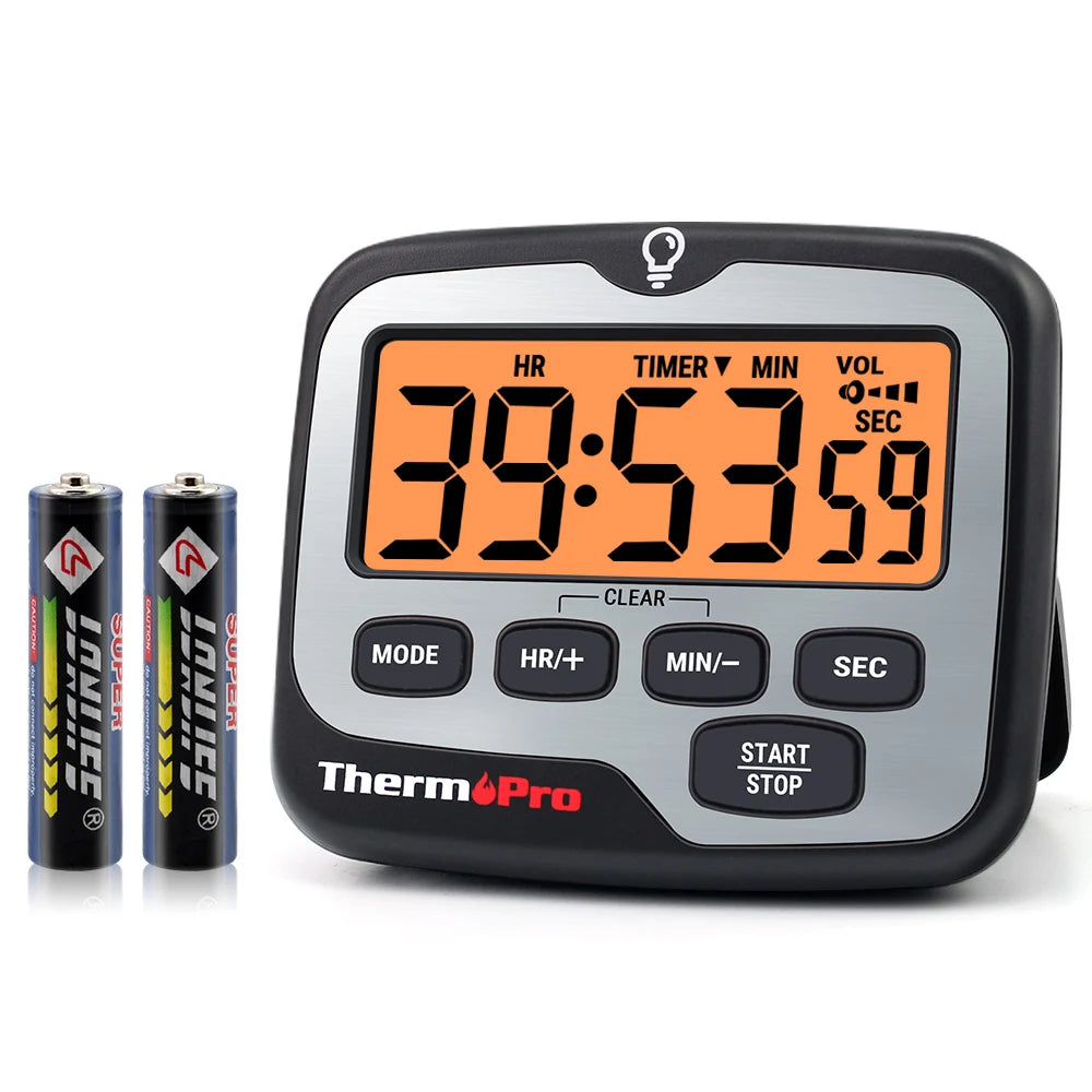 Top Seller ThermoPro TM01 Digital Kitchen Timer With Clock Mode