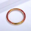 Quartz Watches Accessories and Parts for Independent Watchmaking Stainless Steel Watch Bezel Synthetic Stone Zirconia Beads