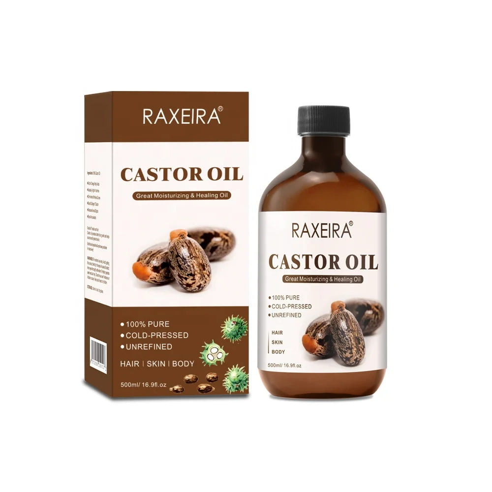Private Label Bulk Pure Castor Oil Price Natural Hair Strengthening Hair Growth Nourishing Repairing Jamaican Black Castor Oil