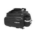 Hard Shell Bike Rear Seat Bag Waterproof Bike Rack Bag with Reflective Strips for Bicycles Rear Rack