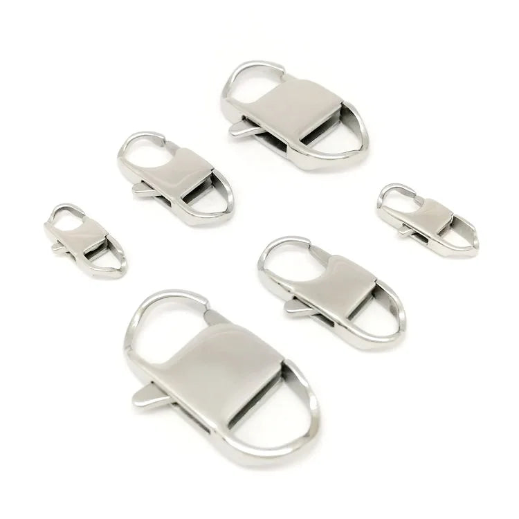Vintage Jewelry Findings Metal Clasp Lobster for Chain Making Stainless Steel Lobster Clasps