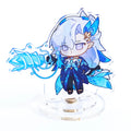 CNAWO New Arrival Custom Spinning Acrylic Key Chain Anime Rotatable Charms
