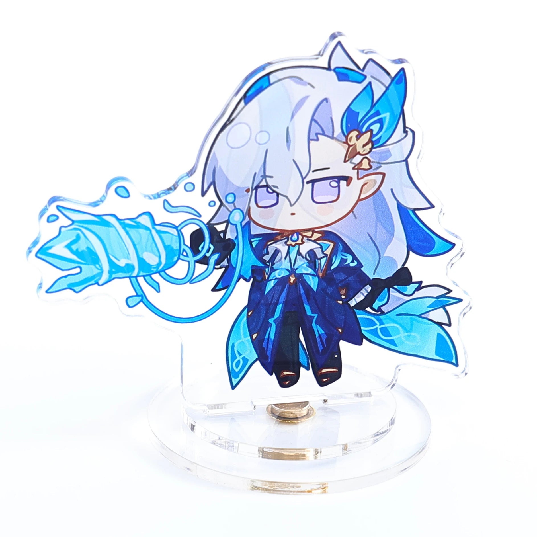 CNAWO New Arrival Custom Spinning Acrylic Key Chain Anime Rotatable Charms