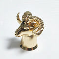 Luxury 15Mm Animal Head Perfume Lids  Golden Colored Deer Perfume Bottle Animal Cap
