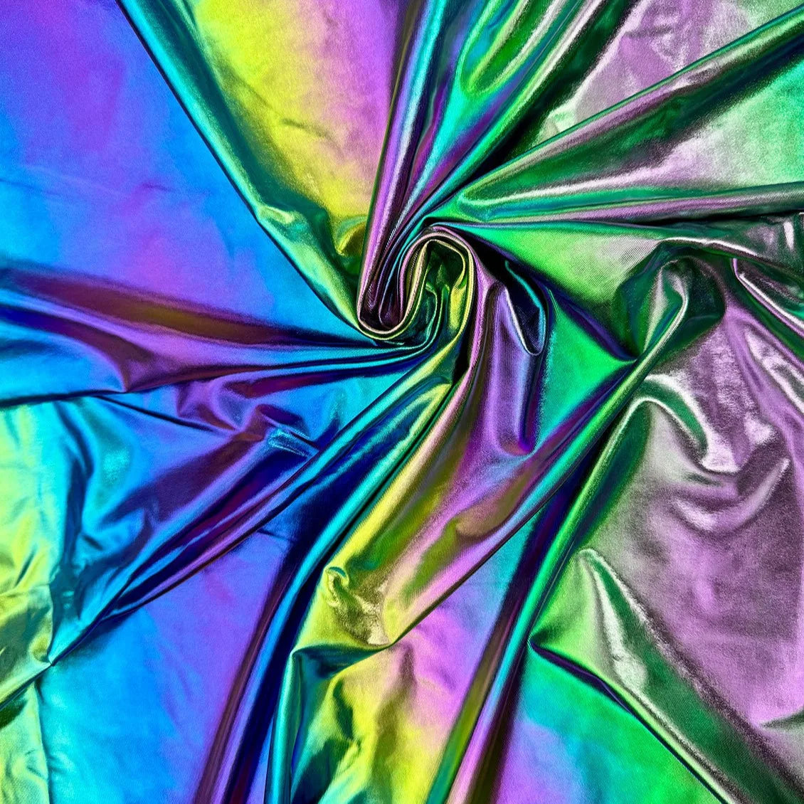 4 Way Stretch Iridescent Polyester Metallic Gold Fabric Fantasy Reflective Nylon Glitter Lace Bronzing Fabric