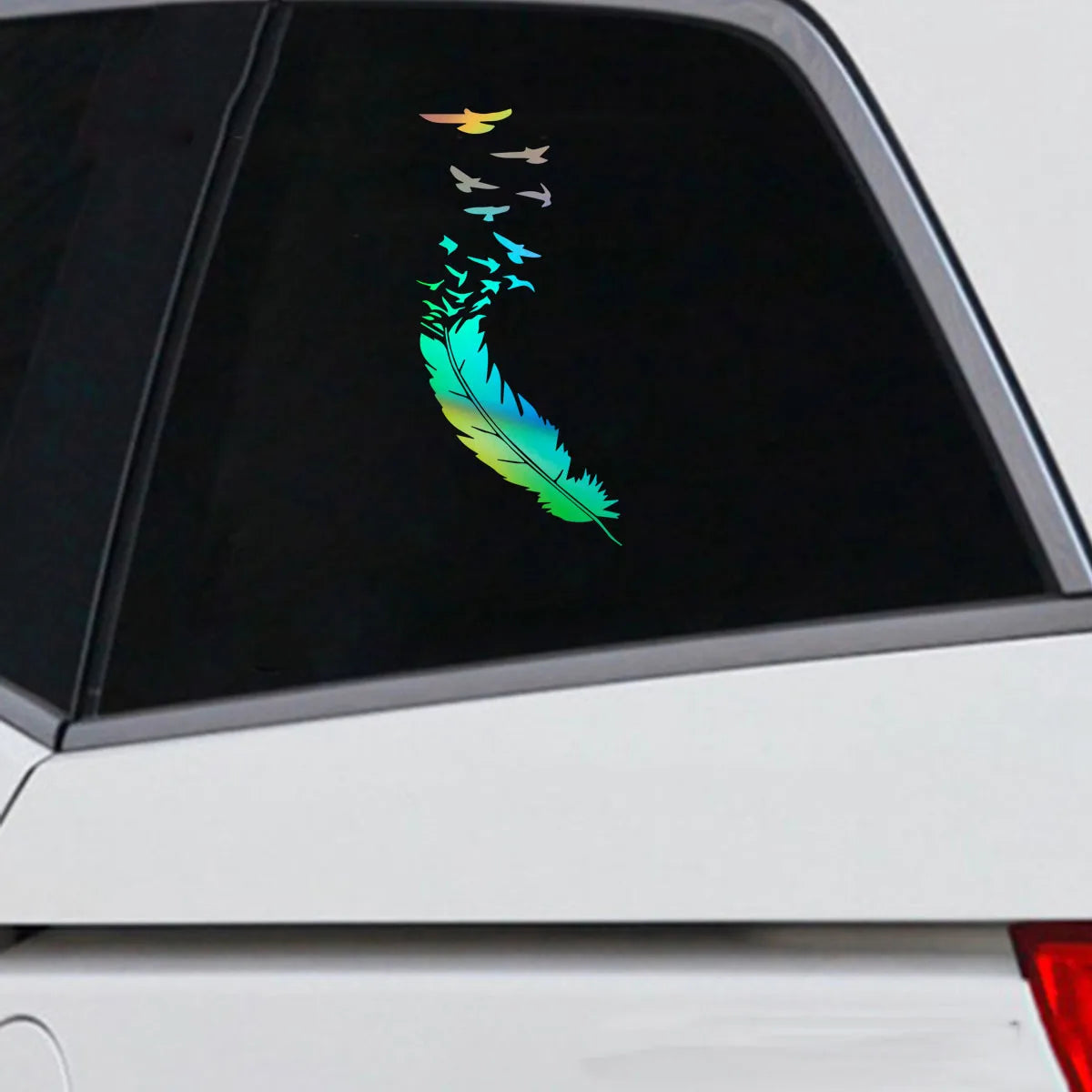 Feather Birds Car Sticker Vinyl Truck Laptop Window Bumper Motorcycle Decal Bumper Decor Gift Die Cut Decals Latop Window Glass