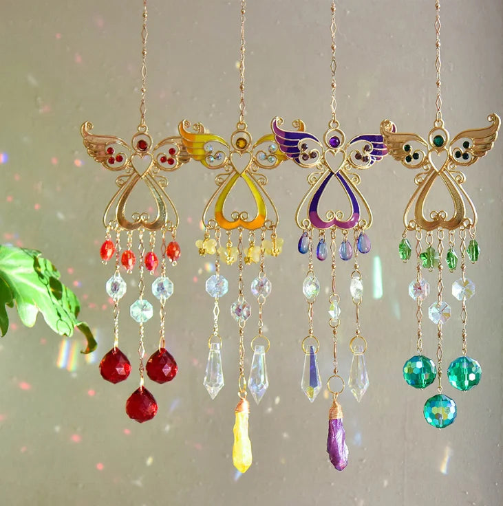 New Angel Crystal Window Decoration Home Decorations Garden Crafts Wall Decor Sun Catcher