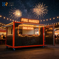 3.5M Container Kitchen Custom Outdoor Integrated Commercial Kitchen with Stainless Steel Equipment MegaBDM