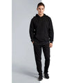2-Piece Men's Heavyweight Sportswear Jogging Sweatsuit with Hood Plain Sweatpants and Tracksuit Set