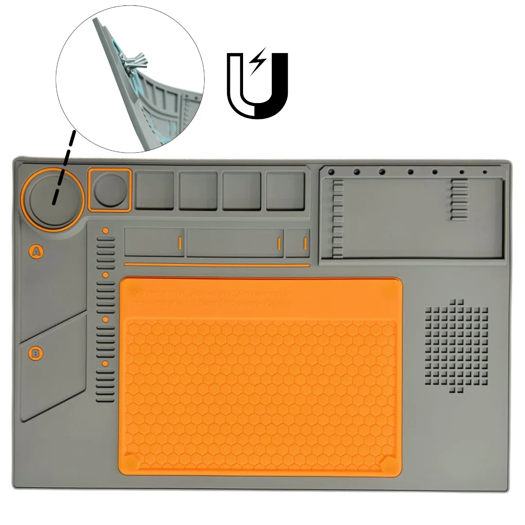 High Resistance Workbench ESD Solder Mat Silicone Pad Maintenance Silicon Repair Mat For Table