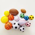 Jincan 63mm Decompress PU Ball Stress-Relieving Tennis Sponge Squeeze Toy for Girls and Boys for Football/Basketball Exercise