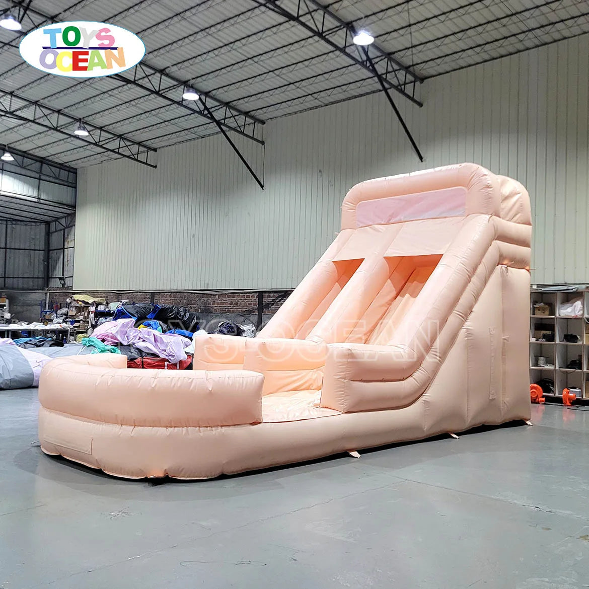 Commercial Outdoor White Inflatable Water Slide Pool Large Kids' Slide Repair Kits Party Rental Equipment Toy Sales