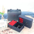 Mothers Day Gifts Box 2022 Wholesale Jewelry Box With Window Luxury Artificial Flower Valentines Day Gift Packaging for Women