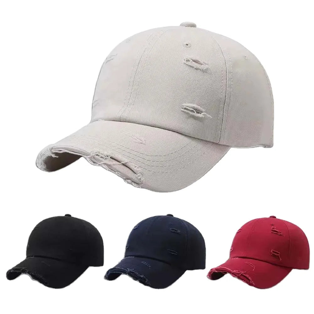 Custom Embroidery logo Sport Dad Hats Distressed Baseball Caps