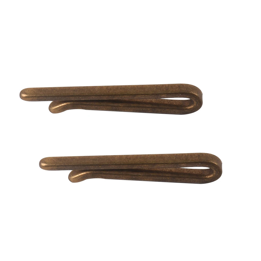 High Quality Plain Metal Tie Clip for Badge38mm Brass Tie Clip on Tie Parts