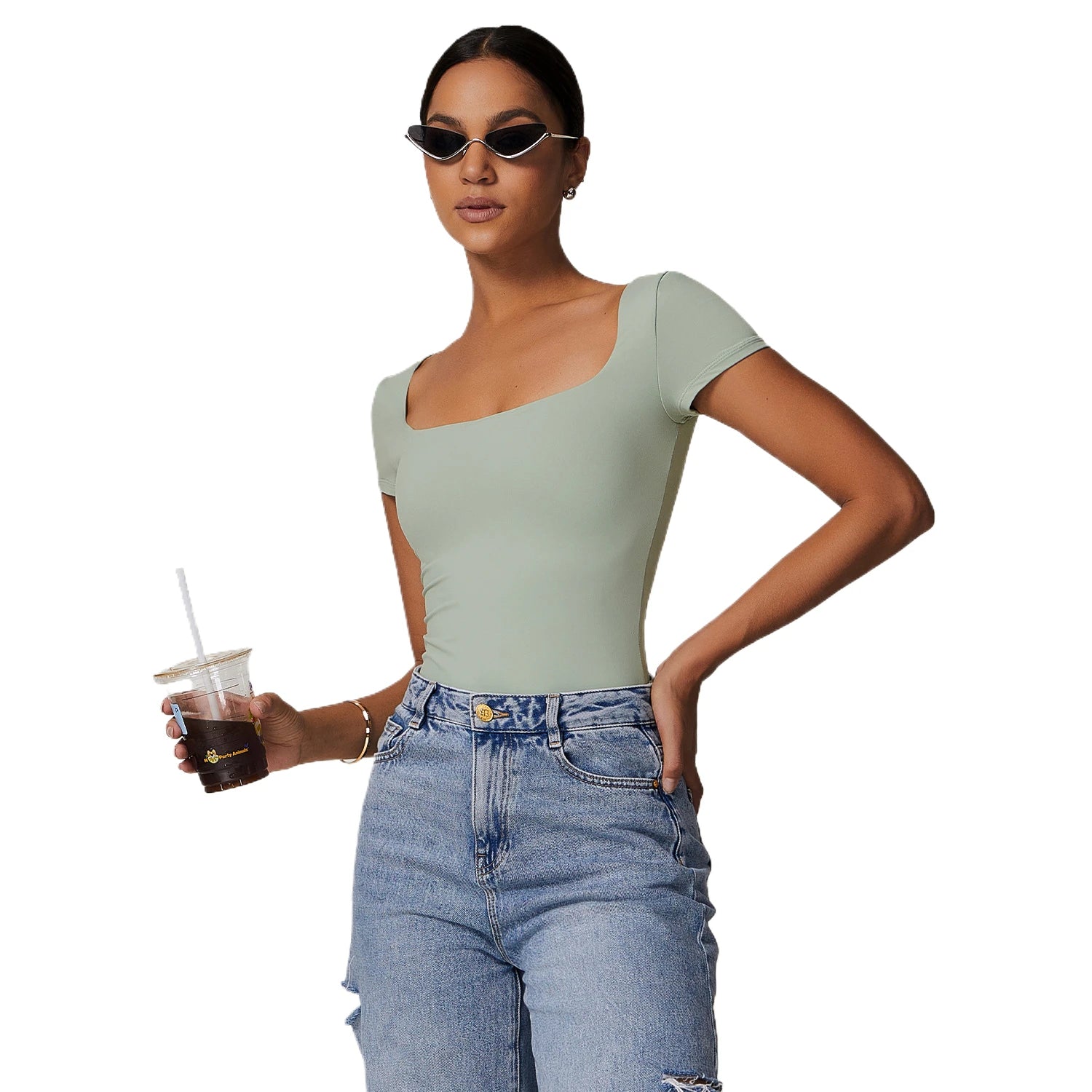 Running Sports Suits Jumpsuit Yoga U Neck Spandex Gym Fitness Wear Casual One Piece Jumpsuits Women