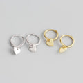 2022 NEW Fashion Earring Charms 925 Sterling Silver Hoop Custom Gold Plated Heart Earrings Wedding Luxury Jewelry Women
