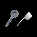 25g 50ml  White Flat Bottom   Measuring Spoon Mark the Engraved Measuring Spoon