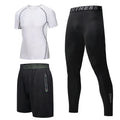 Wholesale Custom Mens Running Compression Tights Fitness Clothing Gym Training Running Sports Sets MegaBDM