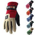 Unisex Winter Thermal Breathable Lightweight Full Finger Cycling Ski Gloves Fleece Material