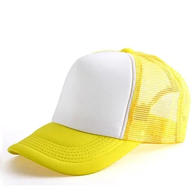 Fashion Design Sublimation Mesh Baseball Cap 5-Panel Truck Driver and Children's Sports Hat