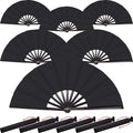Stock 33cm Hand Fan Folding Chinese Tai Chi Yoga Kung Fu Fan Plastic Ribs Dance Performance