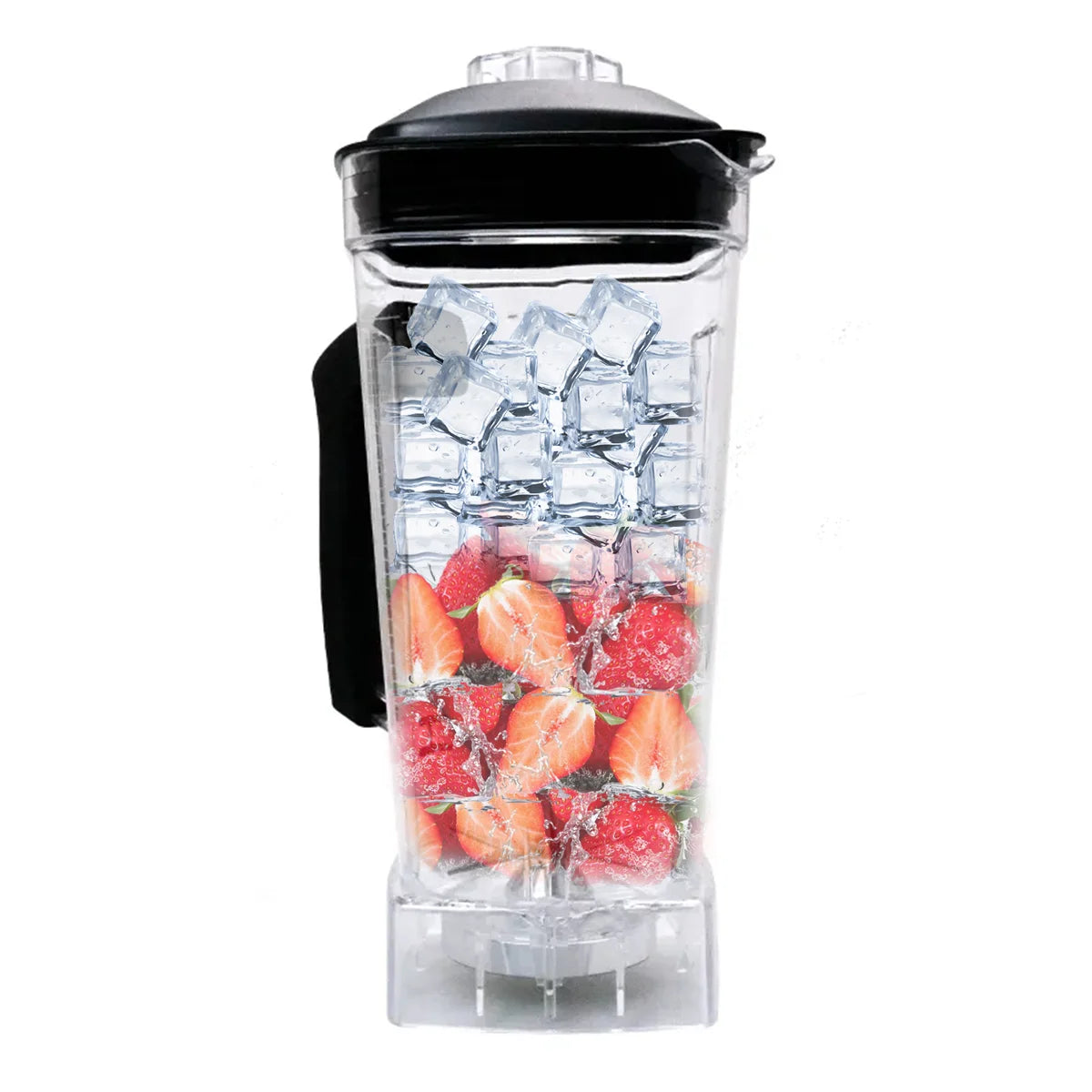 High Quality 2L Jar Blender with 8 Blades Manual Power Source Quality PC Plastic Spare Parts for Household Use