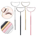 Customized Portable Stainless Steel Crescent Mirror Professional Multifunctional Eyelash Extension Tool Lightweight 50g Checking