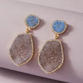 Minimalist Bling Earrings Irregular Shape Heart Stud Earrings Six Styles Rhinestone Earrings for Women