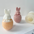 Easter Bunny Silicone Mold for Candle Soap Making 3D Rabbit Resin Craft Mold