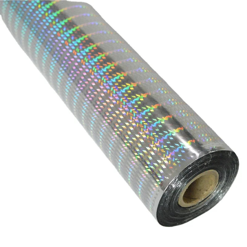Holographic Hot Foil Stamping Heat Transfer Roll Film PET Material for Generic Metal Fishing Lures Baits for Plastic Application