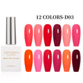 Vendeeni Factory Wholesale Nail Art Supplies Unas Gel Uv Nail Gel Polish Set OEM/ODM Free Sample 12Colors Gel Nails Polish Kit