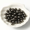 Wholesale KUOYU Brand Round 3/4/6/8/10/12MM Black CCB Plastic Loose Spacer Beads China for Jewelry Making