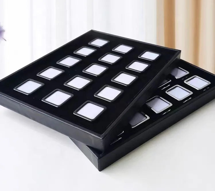 DOC Factory Wholesale Jewelry Display Tray Black Color Metal Gem Display Box
