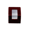 With Transparent Acrylic Window Hockey Football Basketball Baseball Champions Ring Display Wooden Box