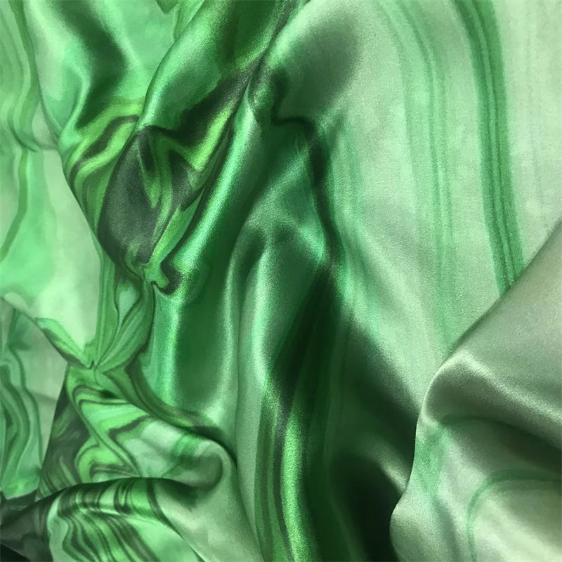 Pure 100% Silk Print Viscose Satin Fabric From China Factory